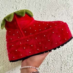 🌈SOLD! NIB Dolls Kill X Strawberry Shortcake Fuggs